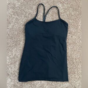 Lululemon Black Yoga/Workout Top - Size 8